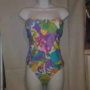Trina Turk one piece swimsuit size 10